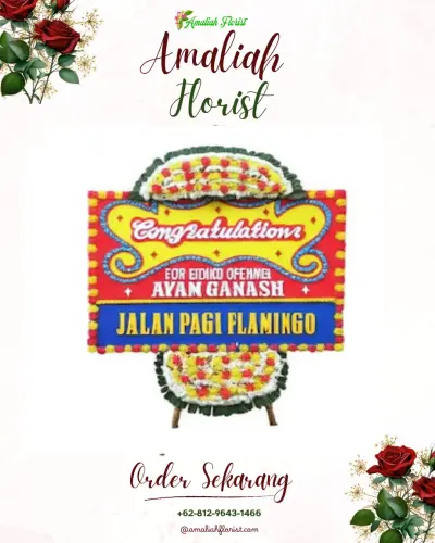 Bunga Papan Congratulation di Kepandean Baru